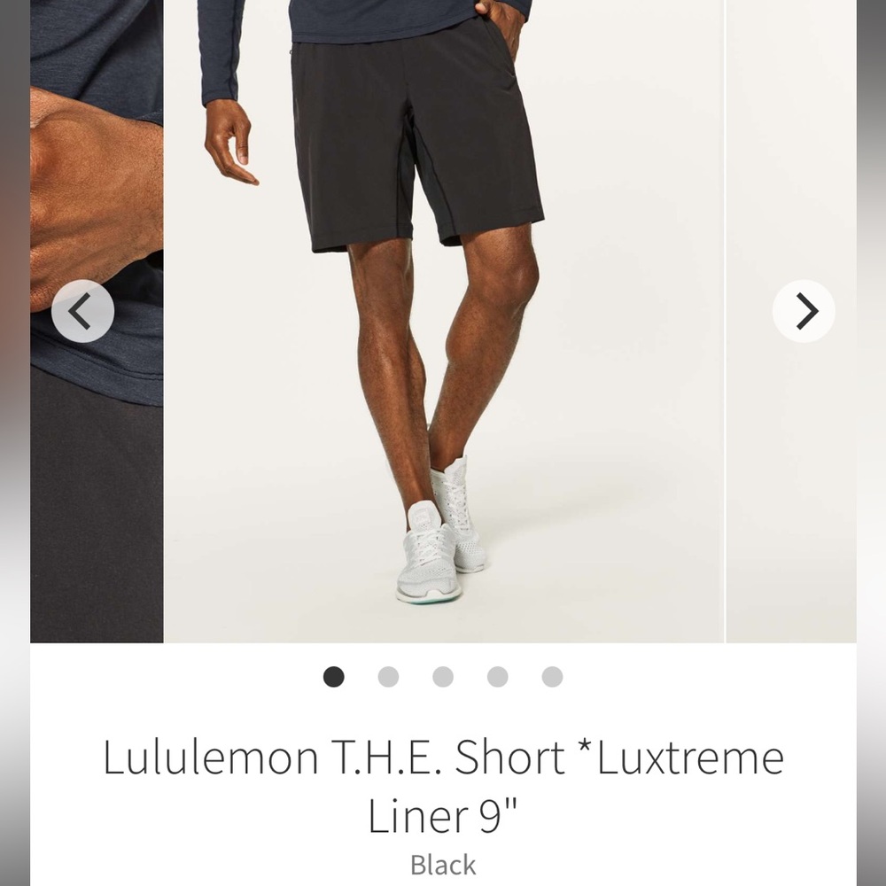 Lululemon T.H.E. Short *Luxtreme Liner 9"
